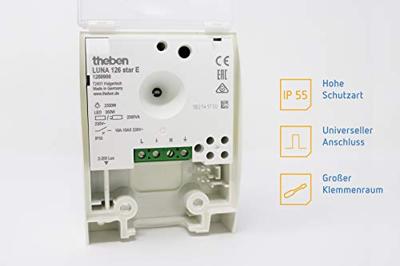 Theben 1260901 Schemerschakelaar Meerdere kleuren 230 V 1x NO