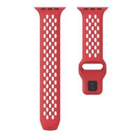 By Qubix - Ultimate Sport Edition bandje - Rood - Compatible met Apple Watch 44mm / 45mm / 46mm / 49mm - Compatible Apple watch bandjes - thumbnail