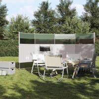 VidaXL Windscherm camping waterdicht 366x152x152 cm groen - thumbnail