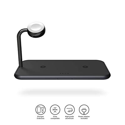 ZENS Dual qi Apple-Watch ZEDC05B Inductie lader 2000 mA Uitgangen Qi-standaard Zwart ZENS Dual qi Apple-Watch ZEDC05B Inductie lader 2000 mA Uitgangen Qi-standaard Zwart