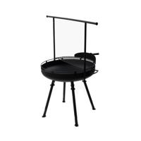 Barebones Cowboy Fire Pit Grill System/Grill Systeem Bbq Houtskool barbecue - thumbnail