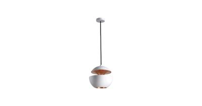 DCW Editions Here Comes the Sun 175 Hanglamp - Wit - Koper DCW Editions Here Comes the Sun 175 Hanglamp - Wit - Koper
