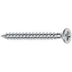 HECO TOPIX-plus schroeven - platkop RVS A2 - 4x50 mm - PZ2 - voldraad - 200 st