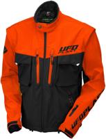 UFO PLAST jas "taiga" enduro jacket ufo black/orange gr. xxl - thumbnail