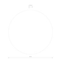 Lyora Spiegel met lampRing Led Mirror L chroom - 10278 - thumbnail