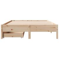 Bedframe zonder matras massief grenenhout 150x200 cm - thumbnail