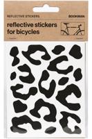 Bookman Reflective Leopard Print Stickers - Zwart - thumbnail