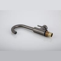 Wastafelkraan AquaSplash Iron met Draaibare Uitloop Gunmetal Aquasplash - thumbnail