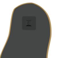 VidaXL Wandspiegel 100x45 cm goudkleurig - thumbnail