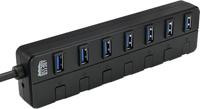 Adesso AUH-3070P USB 3.0 (3.1 Gen 1) Type-A 5000 Mbit/s zwart - hubs & hubs (USB 3.0 (3.1 Gen 1) Type-A, USB 3.0 (3.1 Gen 1) Type-A, 5000 Mbit/s, zwart, 0,61 m, voeding, USB) - thumbnail