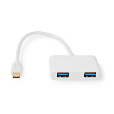USB-C 3.0-Adapter | USB-C Male - 2x USB-A Male | 0,2 m
