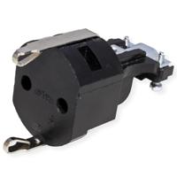 Bachmann 913.175 Koppeling met randaarde Rubber, Silicone 250 V Zwart IP20 - thumbnail