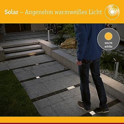 Paulmann 94576 Domenic Inbouwlamp op zonne-energie 0.1 W Warmwit Zwart