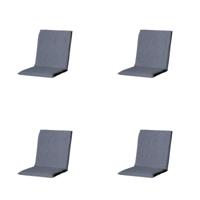 Stapelstoel kussen outdoor Manchester denim grijs (4 stuks) Madison - Madison - thumbnail