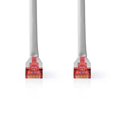 CAT6-kabel | RJ45 Male | RJ45 Male | SF/UTP | 0.50 m | Rond | PVC | Grijs