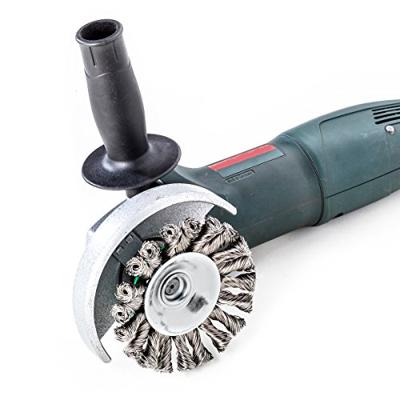 Lessmann Staaldraadborstel | d. 115 mm M14 draaddikte 0,5 mm | RVS 12 mm | 15000 min-¹ | 1 stuk - 472857WZ 472857WZ Lessmann Staaldraadborstel | d. 115 mm M14 draaddikte 0,5 mm | RVS 12 mm | 15000 min-¹ | 1 stuk - 472857WZ 472857WZ