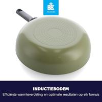 Enjoy wok Olijfgroen 28 cm - thumbnail