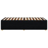 Bedframe zonder matras 90x190 cm stof zwart - thumbnail