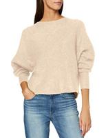 Only Onldaniella L/s Pullover Knt Noos Trui 3525703 Ecru Melange - thumbnail