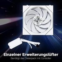 Lian Li Lian Li UNI FAN TL Wireless Lüfter, ARGB, PWM - Reverse Blade, 120mm, weiß PC-ventilator (b x h x d) 120 x 28 x 124 mm - thumbnail