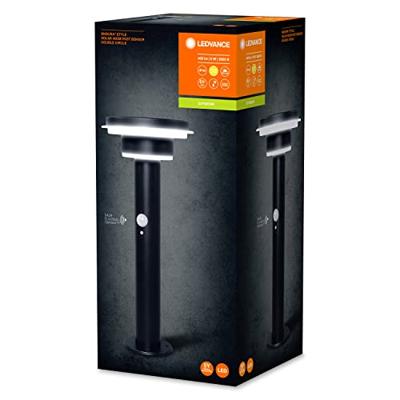 LEDVANCE ENDURA STYLE SOL 2CIRCLE40CM6WBK LEDV 4058075392748 Staande lamp op zonne-energie met bewegingsmelder 6 W Zwart