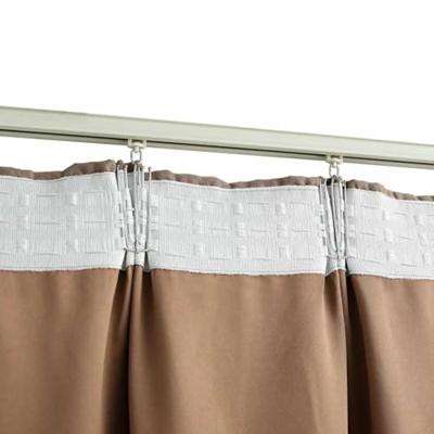 VidaXL Gordijnen verduisterend met haken 2 st 140x225 cm taupe VidaXL Gordijnen verduisterend met haken 2 st 140x225 cm taupe