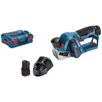 Bosch Professional GHO 12V-20 Accuschaafmachine Incl. 2 accus, Incl. koffer Schaafbreedte: 56 mm 12 V 3 Ah Felsdiepte (max.): 17 mm - thumbnail