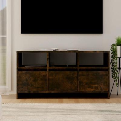 Tv-meubel 102x37,5x52,5 cm spaanplaat gerookt eikenkleurig