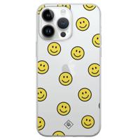 iPhone 14 Pro Max siliconen hoesje - Smileys - thumbnail