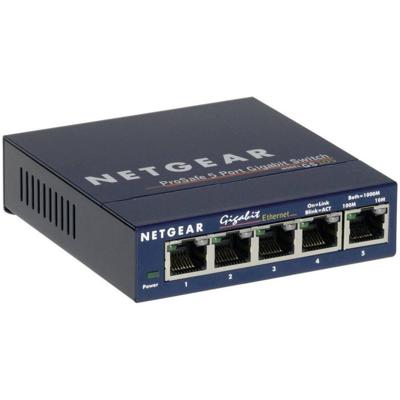 NETGEAR GS105GE Netwerk switch 5 poorten 1000 MBit/s