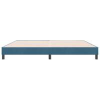 Bedframe zonder matras 180x220 cm fluweel donkerblauw - thumbnail