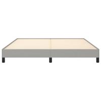 Bedframe stof lichtgrijs 160x200 cm - thumbnail