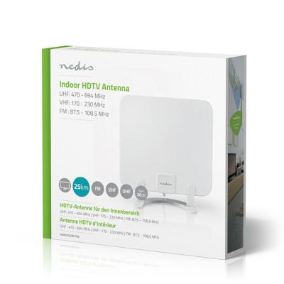 Nedis Binnenantenne | 0-25 km | LTE700 | 30 dB | Wit | 1 stuks - ANIR2502BK700 ANIR2502BK700 Nedis Binnenantenne | 0-25 km | LTE700 | 30 dB | Wit | 1 stuks - ANIR2502BK700 ANIR2502BK700