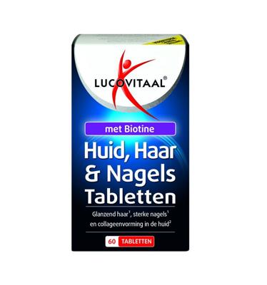 Lucovitaal Huid haar nagels met biotine 60 Tabletten