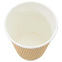 VidaXL Papieren koffiekopjes 500 st 12oz 300 ml bruin - thumbnail