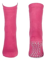 Antislip sokken met ABS noppen 1 paar - Katoenen Grip sokken - Tegen uitglijden - DSS8600/8615 - Roze | Dames slip - Onderbroek - Ondergoed - - thumbnail