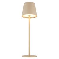 Globo Design tafellampVannie zand bruin oplaadbaar - 58438S - thumbnail