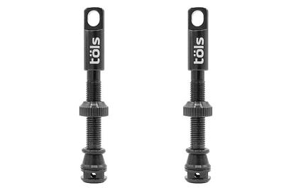 Töls Tubeless Presta Ventiel Set 44mm - Zwart Töls Tubeless Presta Ventiel Set 44mm - Zwart