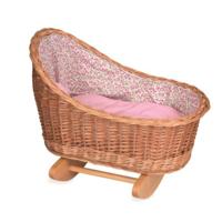 Rieten Poppenschommelwieg Fleur - thumbnail