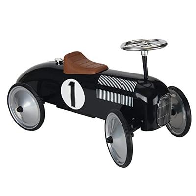 Goki retro loopauto zwart Goki retro loopauto zwart