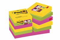Memoblok 3M Post-it 622 Super Sticky 47.6x47.6mm Rio - thumbnail