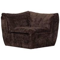 Woood Baggy hoekelement chenille DonkerBruin - thumbnail