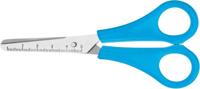 Lichtblauwe kinderschaar Westcott 13 cm ronde punt - thumbnail