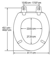 Nemo Standard toiletzitting universeel wit 5000AR000 - thumbnail