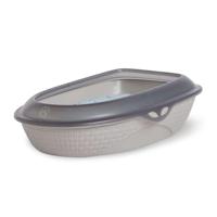 Bama pet sabbia kattenbak 59.5x40.3x17.9 cm grijs - thumbnail