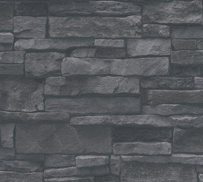 AS Creation Elements 2 - Schwarz - 388134