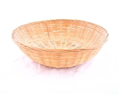 Broodmand bamboe rond dicht 30x9 cm