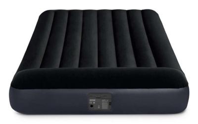Intex 64146 pillow rest classic twin luchtbed + pomp 99x191x25 cm zwart