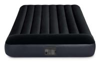 Intex 64146 pillow rest classic twin luchtbed + pomp 99x191x25 cm zwart - thumbnail