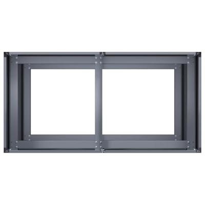 Plantenbak 80x40x80 cm koudgewalst staal antracietkleurig